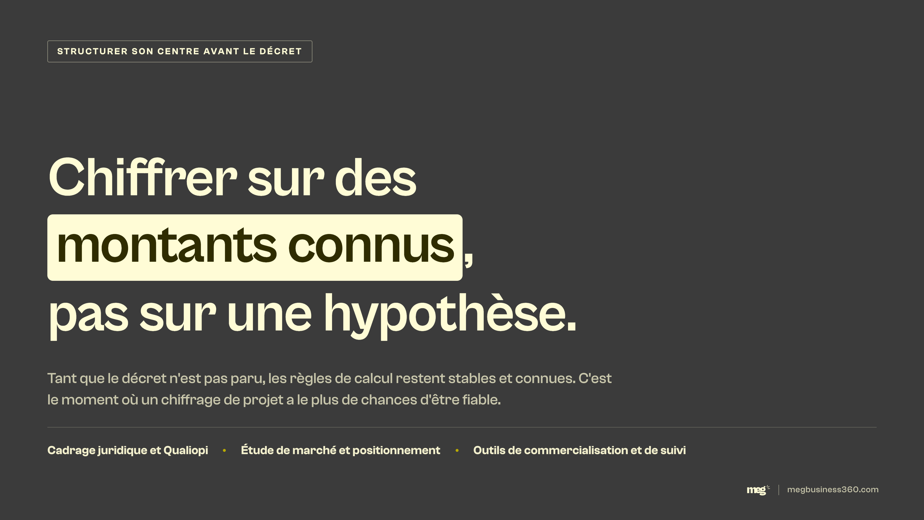 Infographie : structurer son centre de formation pendant que les montants de prise en charge sont encore connus
