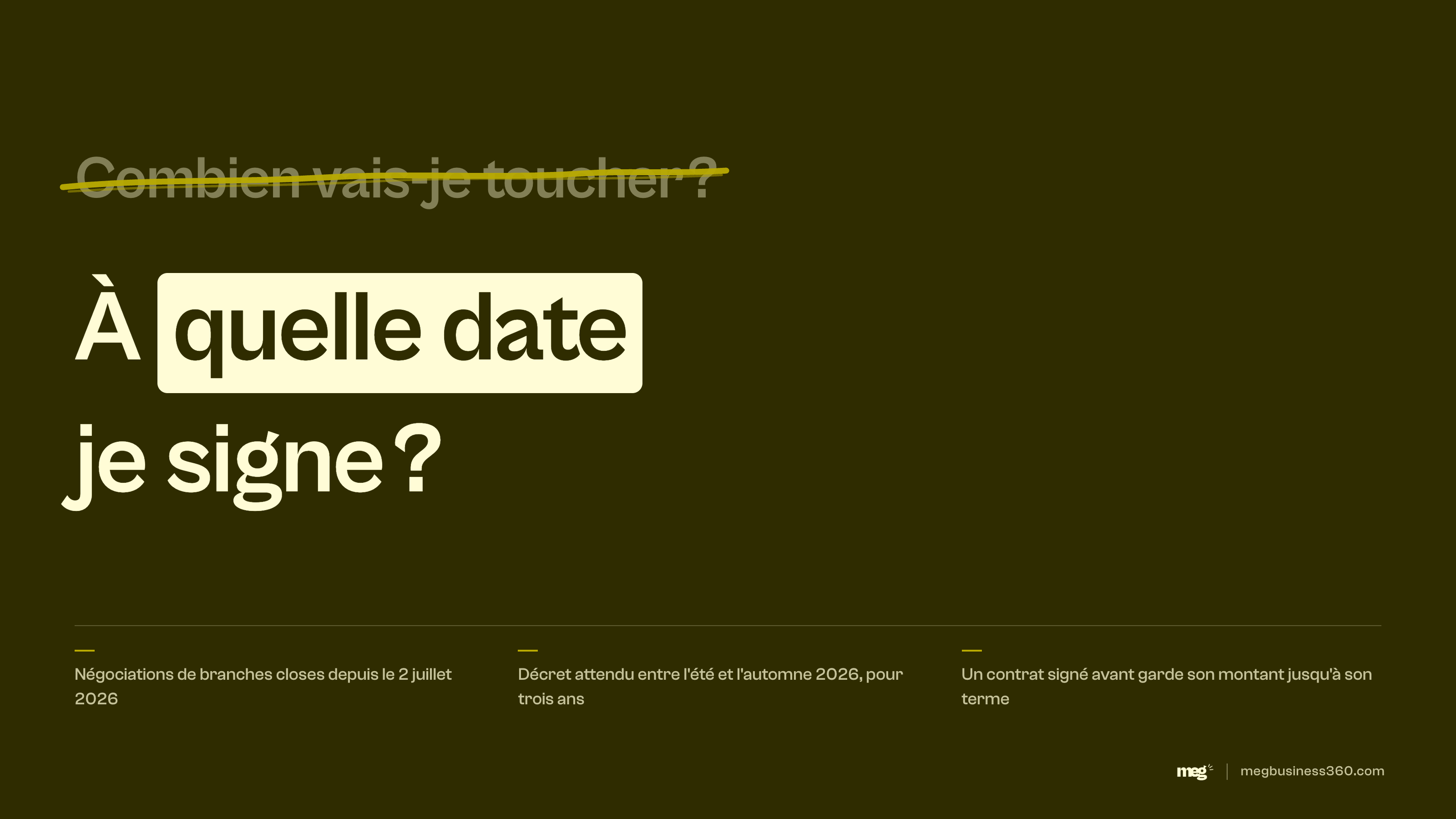 Infographie de synthèse : la bonne question n'est pas combien vais-je toucher mais à quelle date signer le contrat d'apprentissage