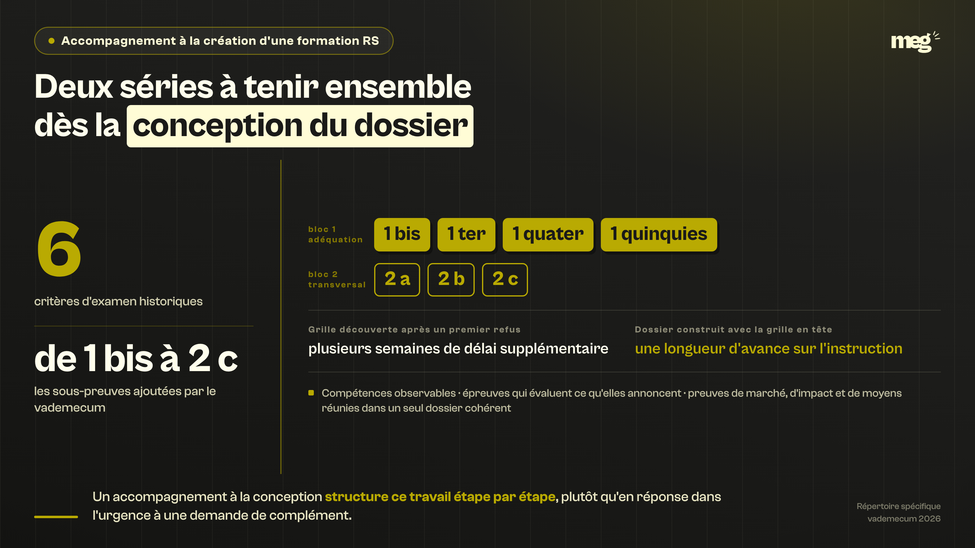 Enseignement : un dossier pensé dès le départ avec les critères historiques et les souspreuves 2026 évite la reprise tardive après un premier refus.